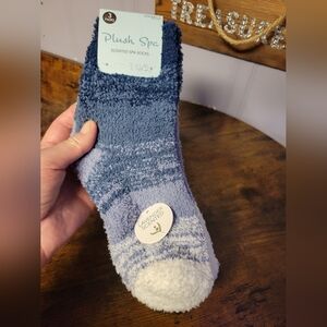 Fifth & Luxe lavender Scented Socks - Blue purple White ombre